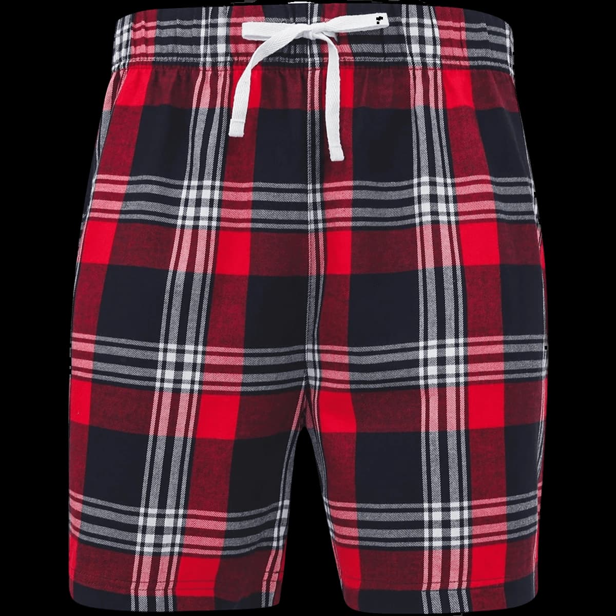 SF Clothing Tartan Lounge Shorts — front
