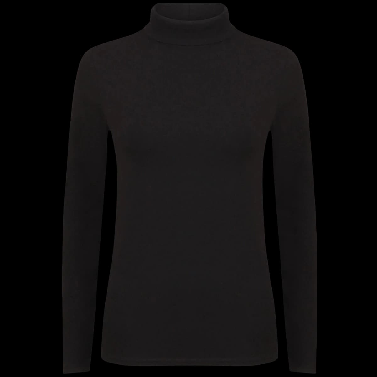 SF Clothing Ladies Feel Good Stretch Roll Neck T-Shirt — front