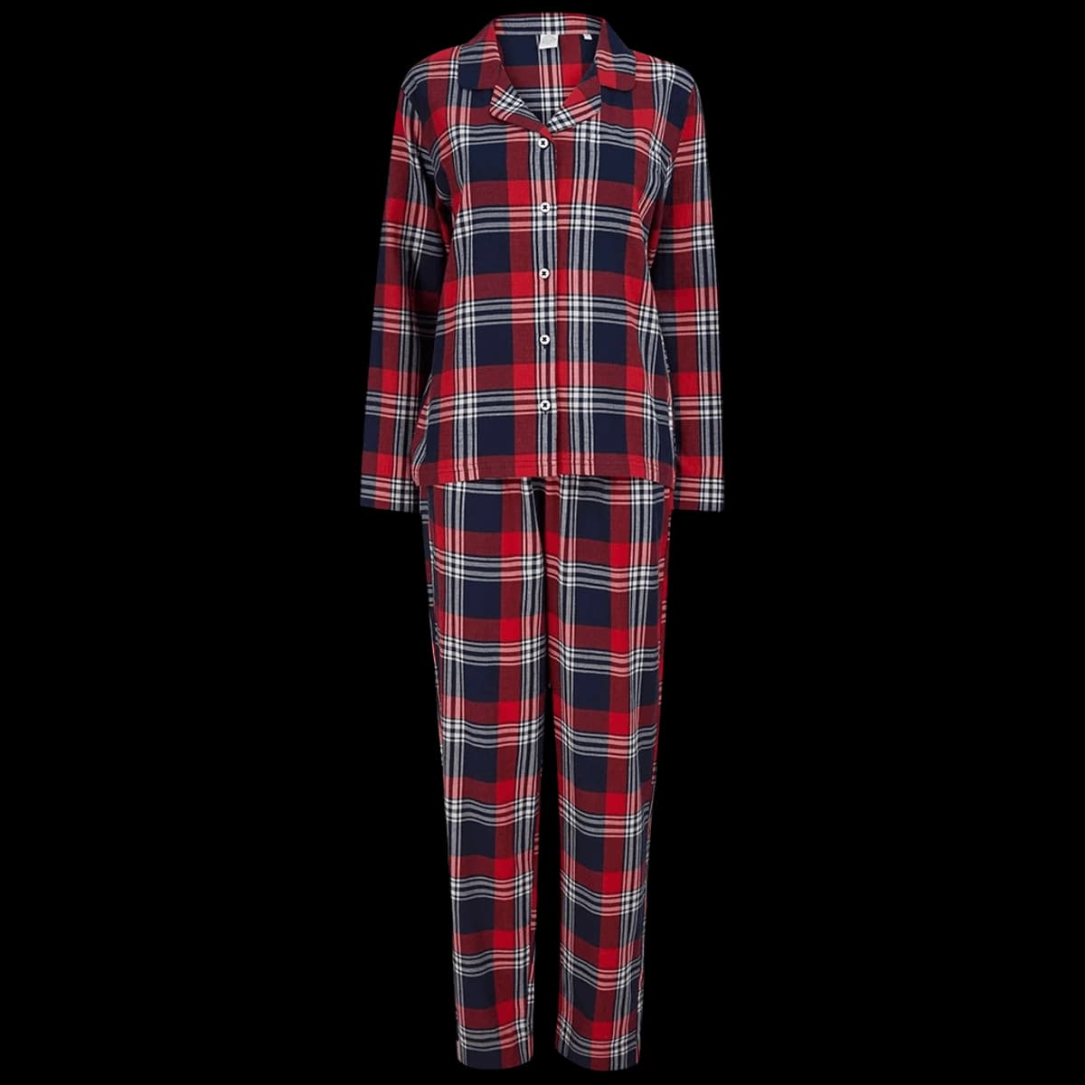 SF Clothing Ladies Tartan Lounge Set — front