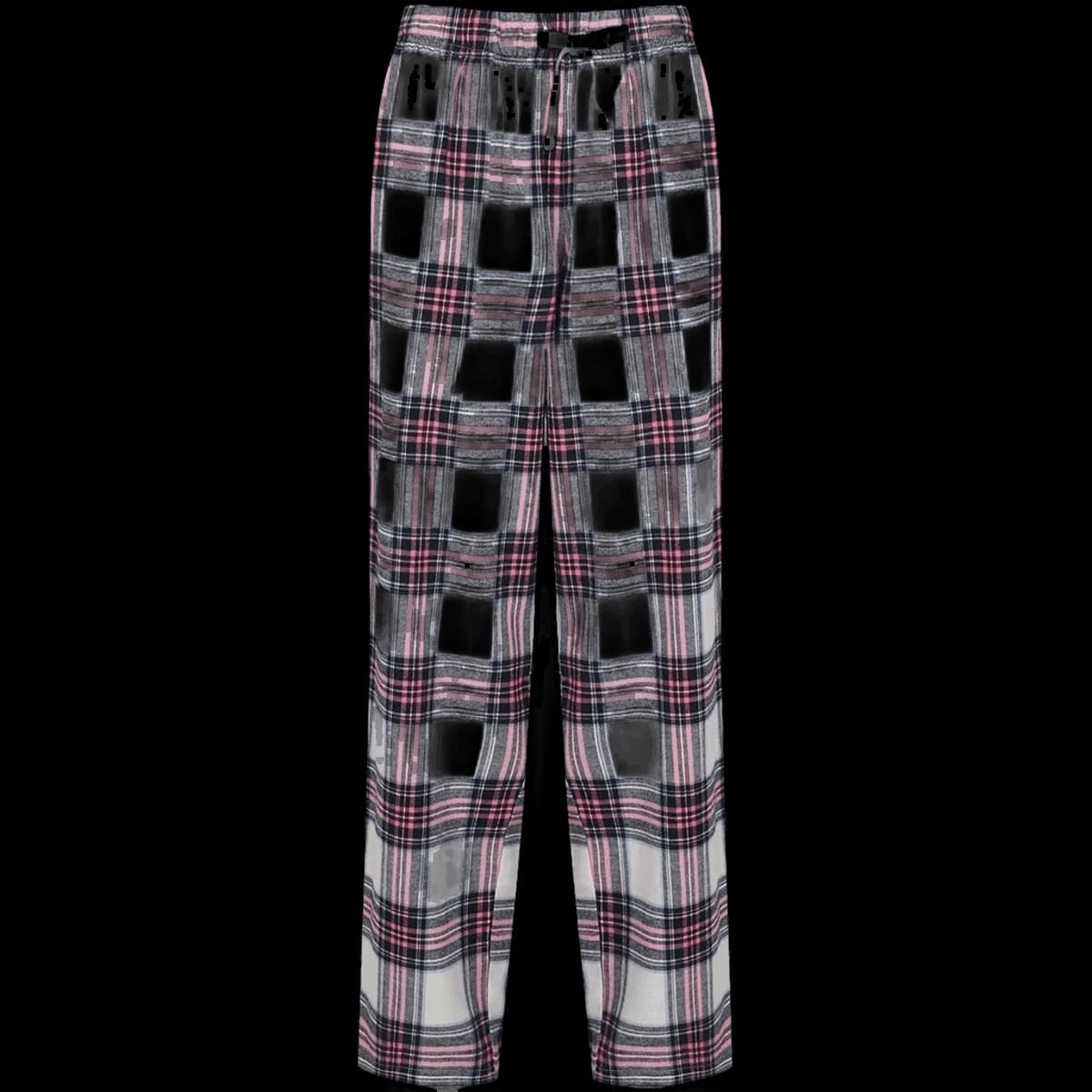 SF Clothing Ladies Tartan Lounge Pants — front