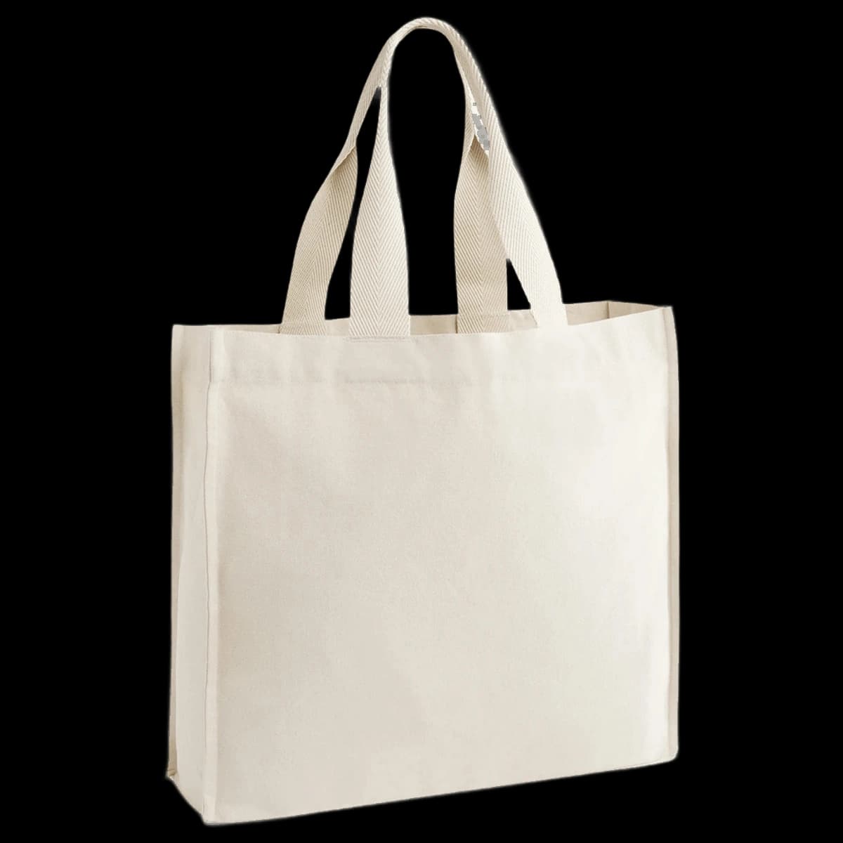 Westford Mill Chevron Handle Shopper — front