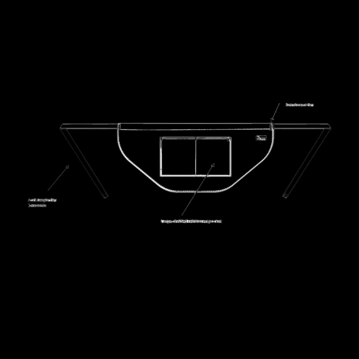 Dennys Wrap Over Waist Apron — detail