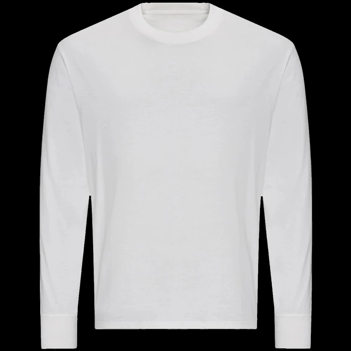 AWDis Unisex Oversize 100 Long Sleeve T-Shirt — front