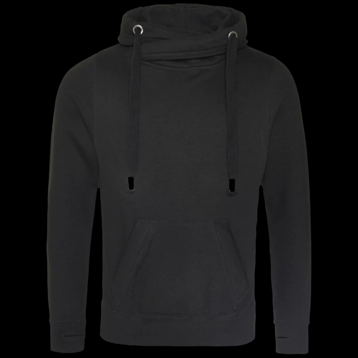AWDis Cross Neck Hoodie — front