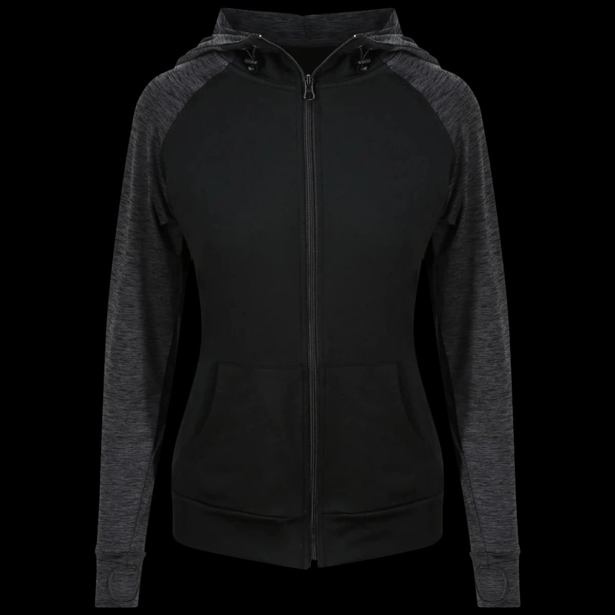AWDis Ladies Cool Contrast Zoodie — front