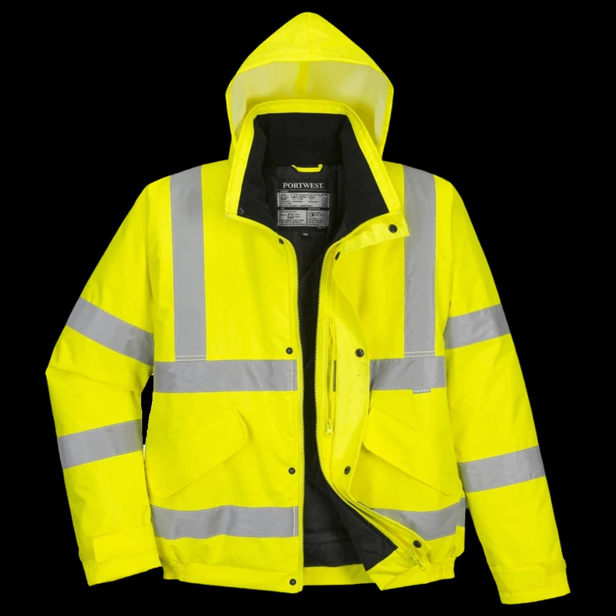 Portwest Hi-Vis Bomber Jacket — front
