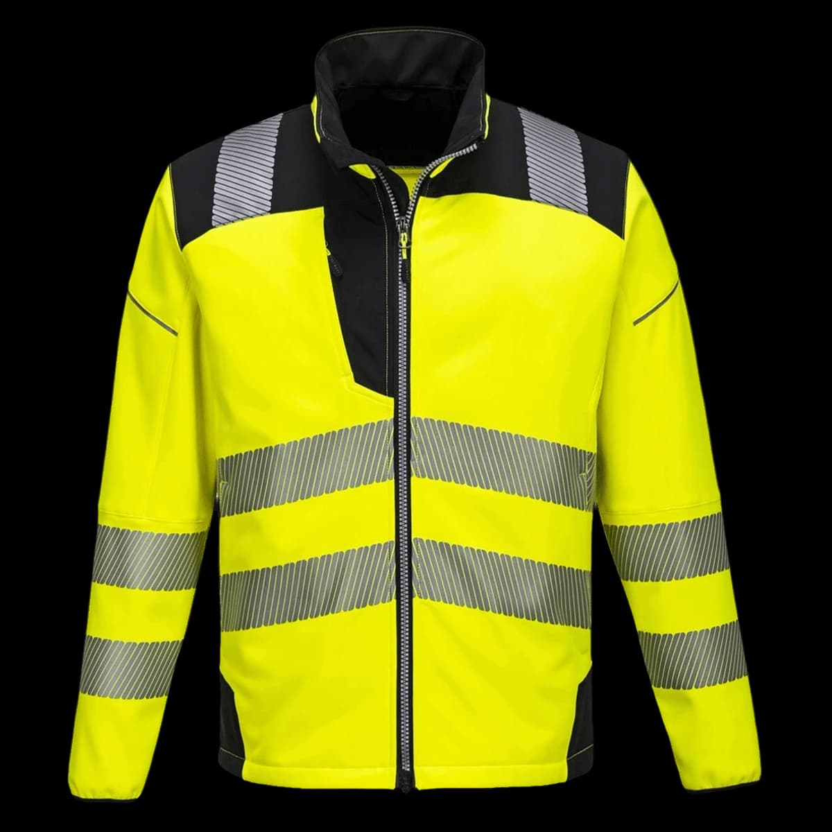 Portwest PW3 Hi-Vis Soft Shell Jacket — front