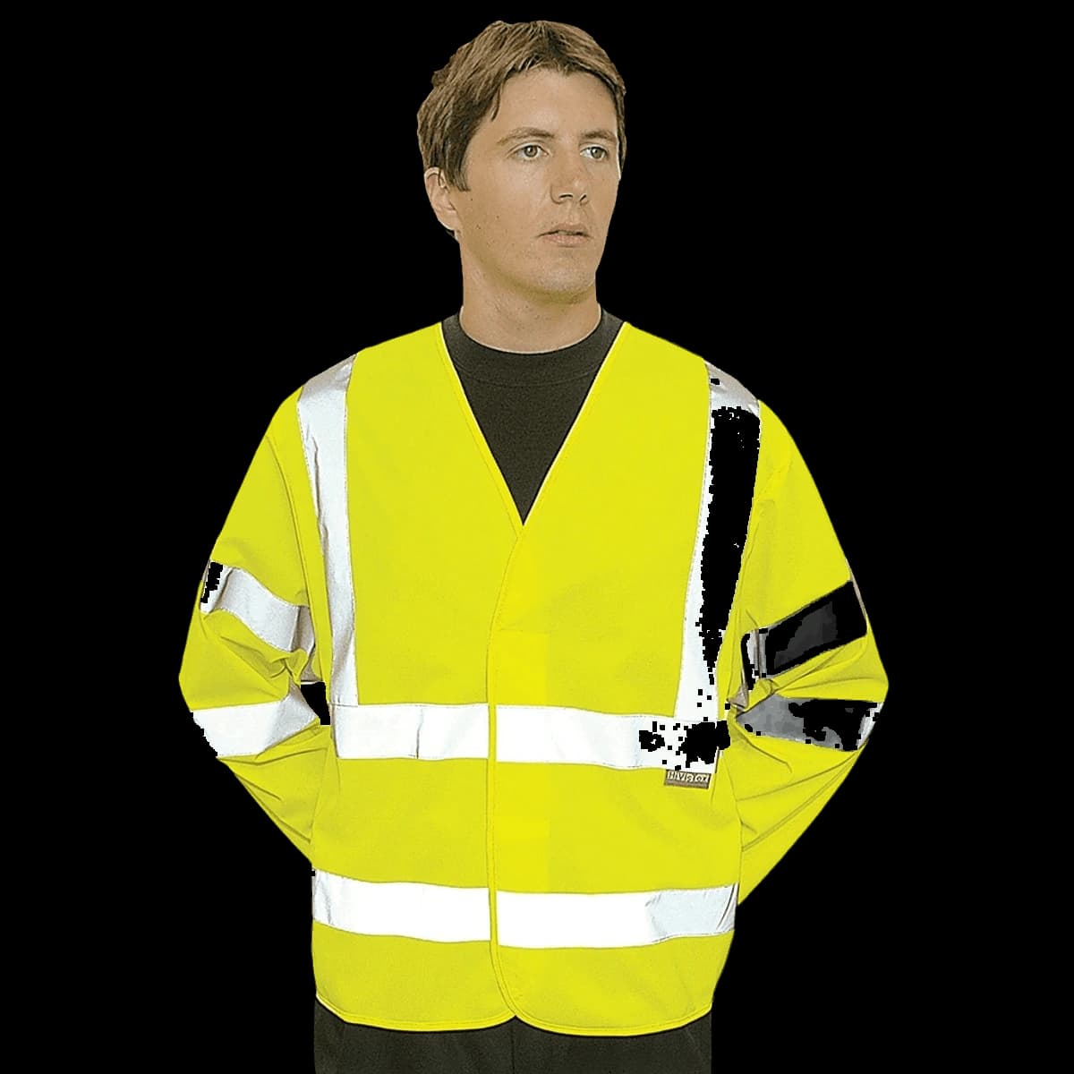 Portwest Hi-Vis Two Band and Braces Jacket — model