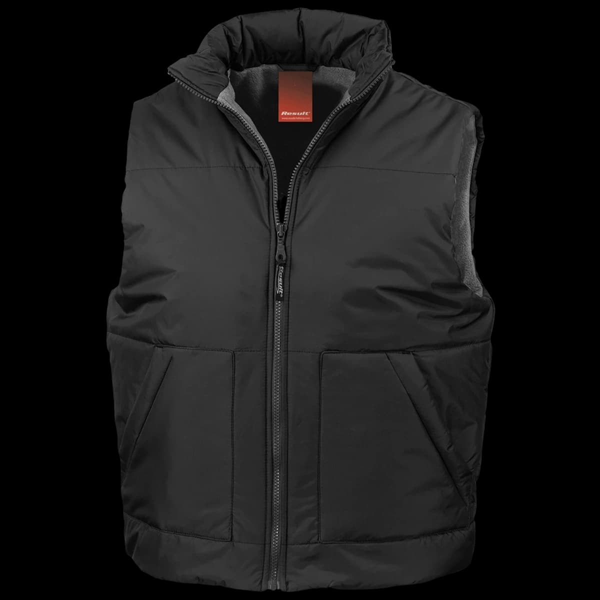 Result Fleece Lined Bodywarmer — front