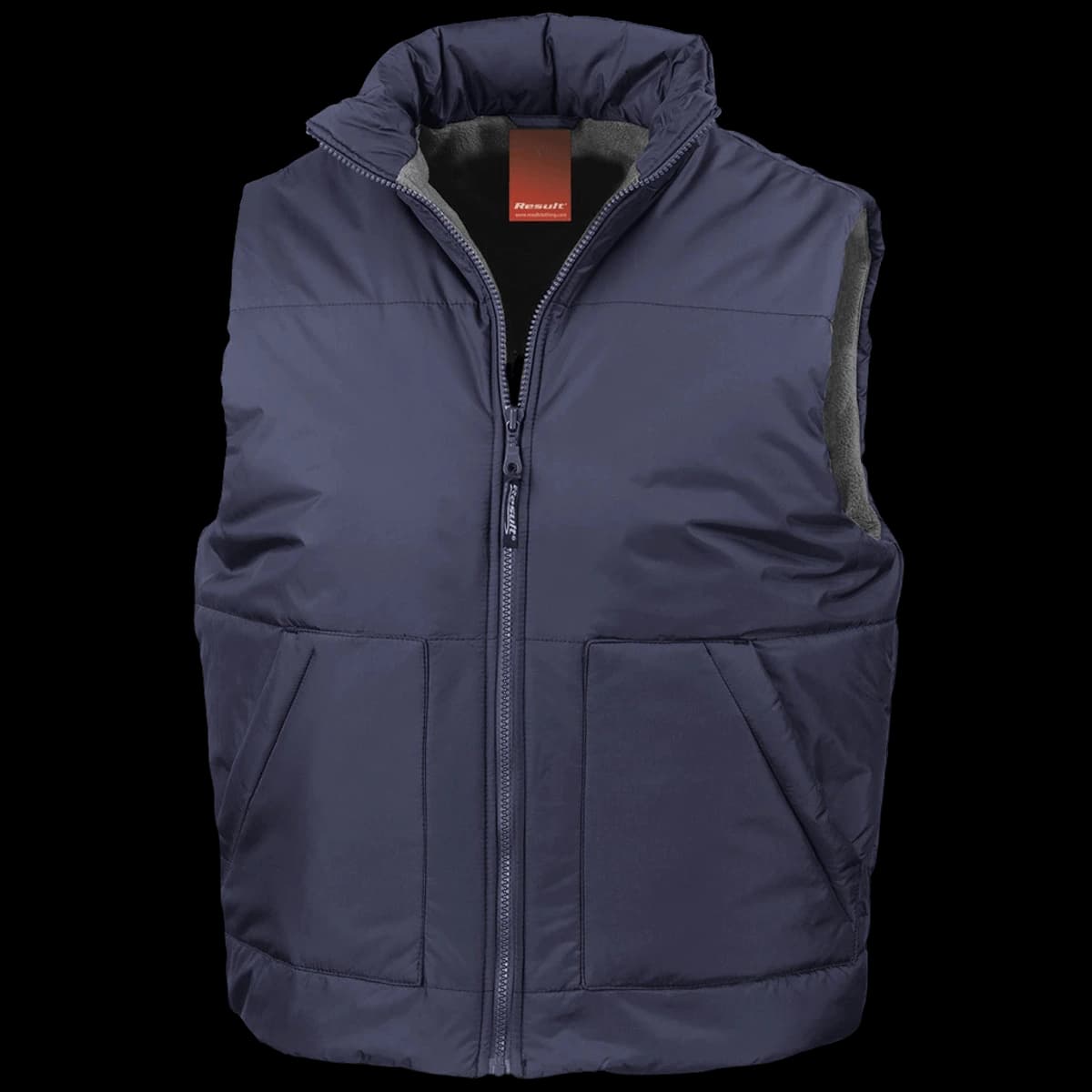 Result Fleece Lined Bodywarmer — front