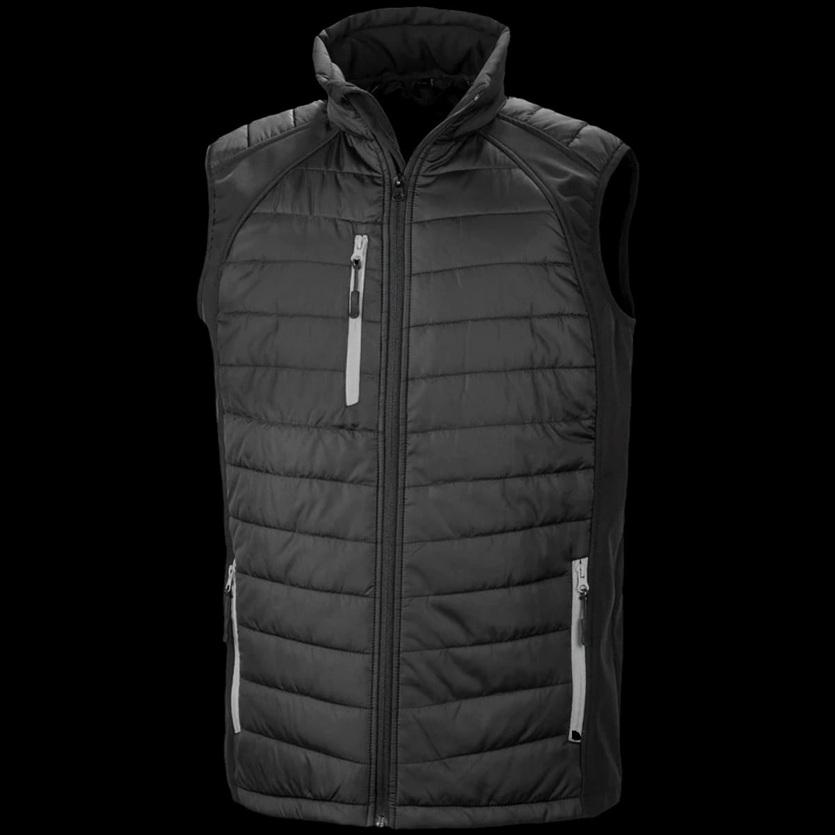 Result Recycled Compass Padded Gilet — front