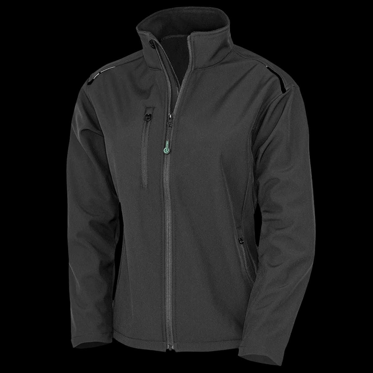 Result Recycled Ladies Three Layer Printable Soft Shell Jacket — front