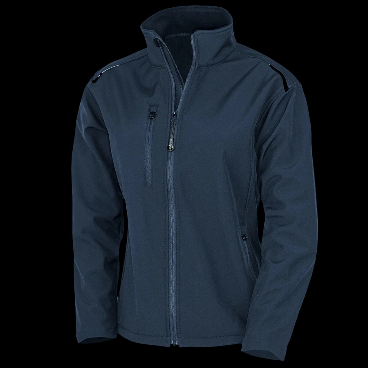 Result Recycled Ladies Three Layer Printable Soft Shell Jacket — front