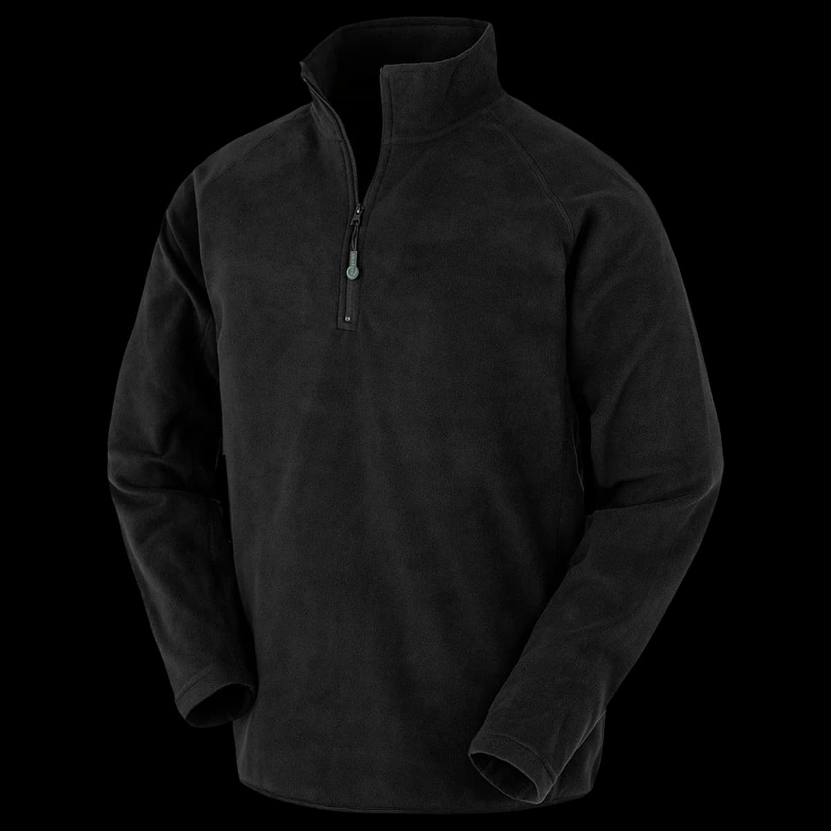 Result Recycled Zip Neck Micro Fleece — front