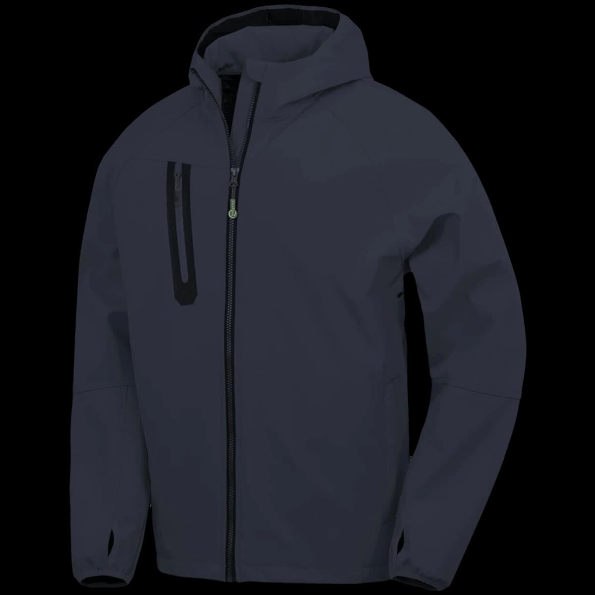 Result Recycled Three Layer Printable Hooded Soft Shell Jacket — front