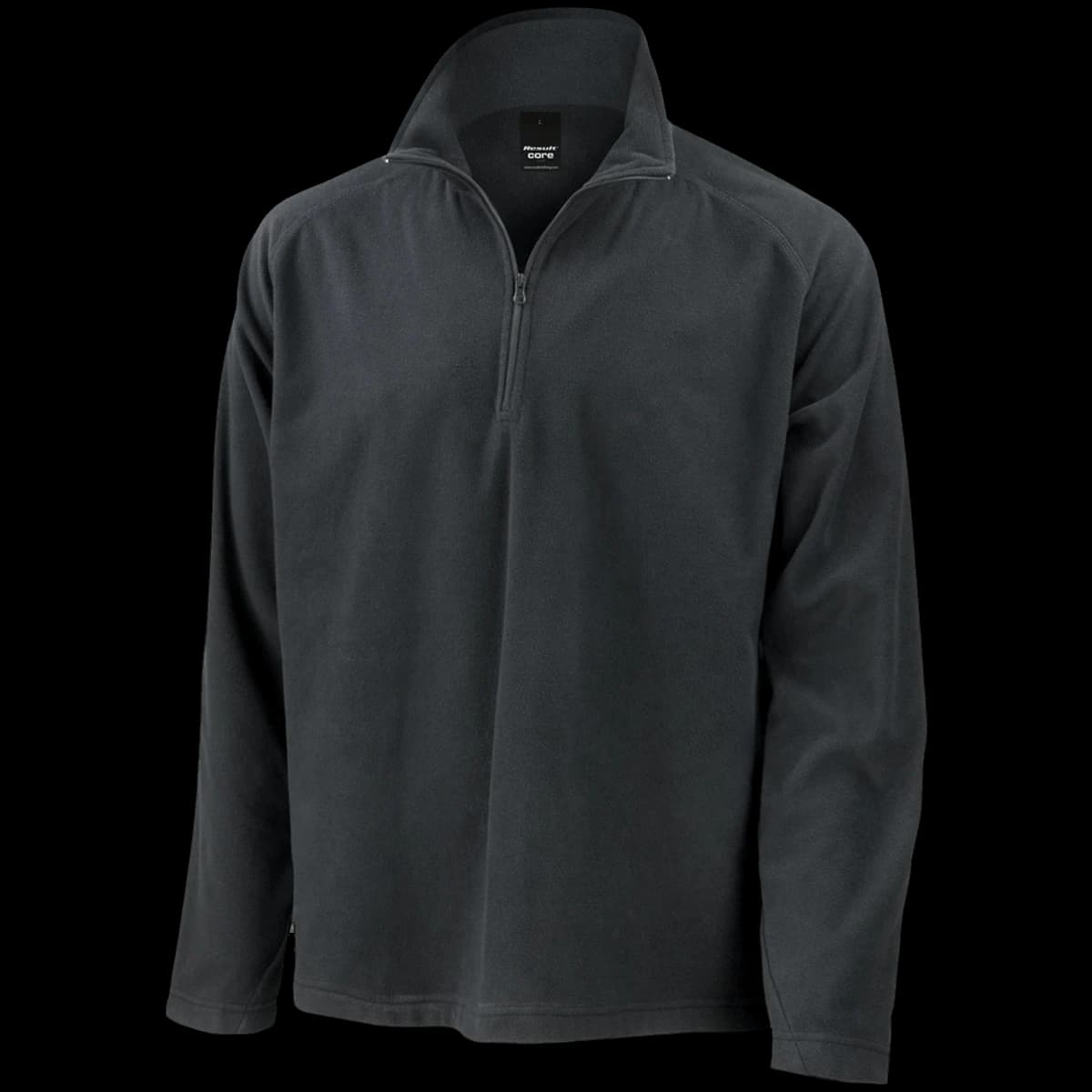Result Core Zip Neck Micro Fleece — front