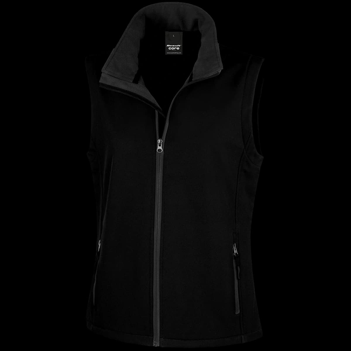 Result Core Ladies Printable Soft Shell Bodywarmer — front