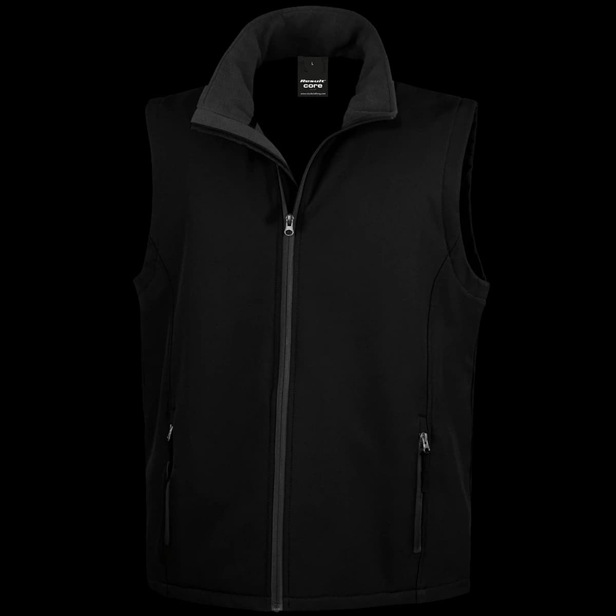 Result Core Printable Soft Shell Bodywarmer — front