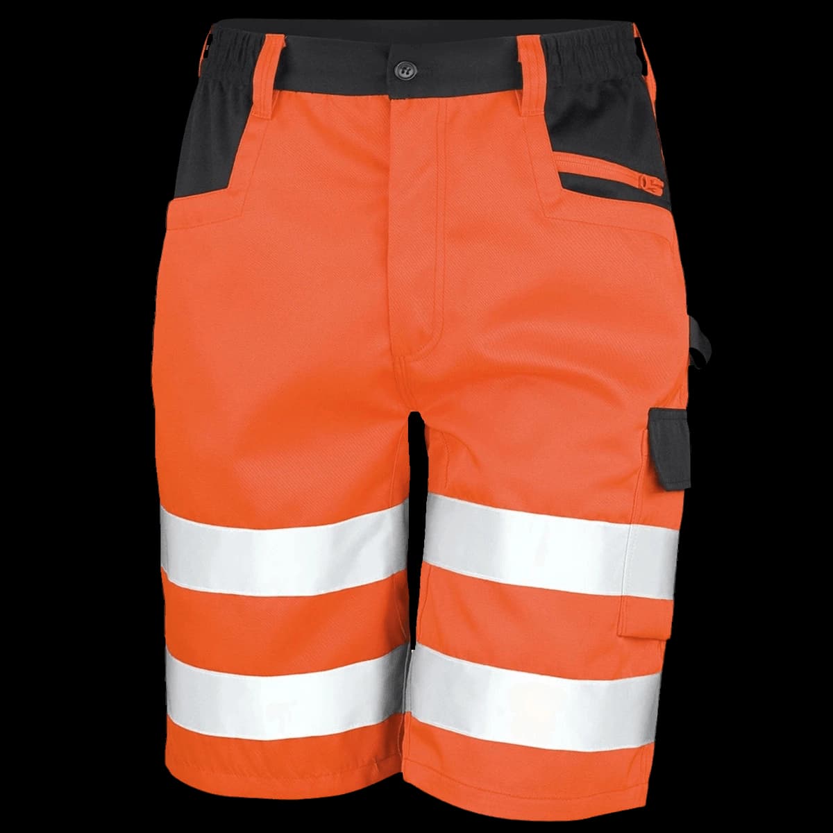 Result Safe-Guard Hi-Vis Cargo Shorts — front
