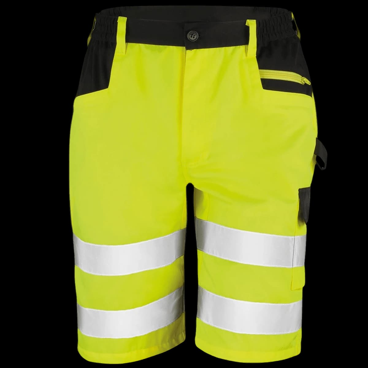 Result Safe-Guard Hi-Vis Cargo Shorts — front