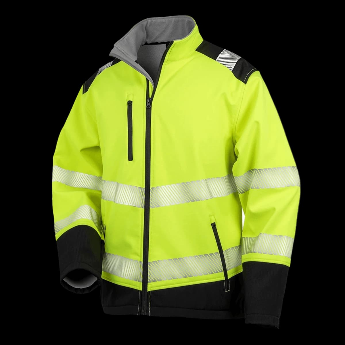 Result Safe-Guard Printable Ripstop Safety Soft Shell Jacket — front
