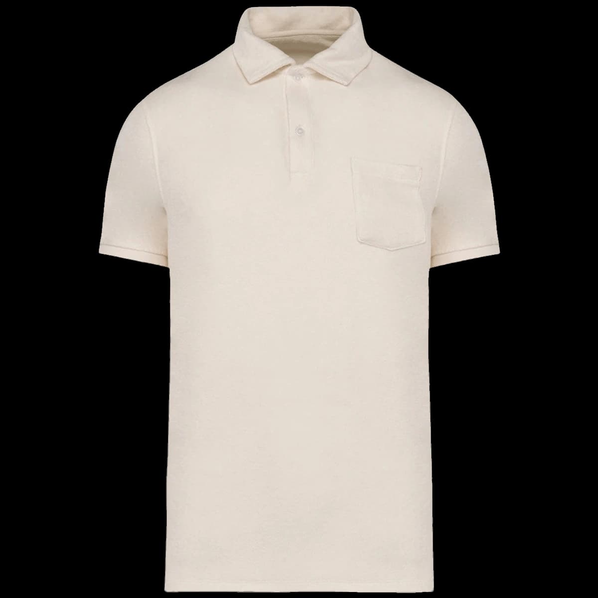 Native Spirit Terry Towel Polo Shirt — front