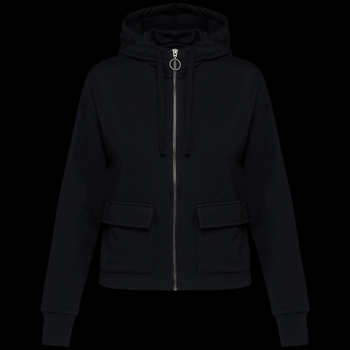 Native Spirit Ladies Full Zip Hooded Sweatshirt — front