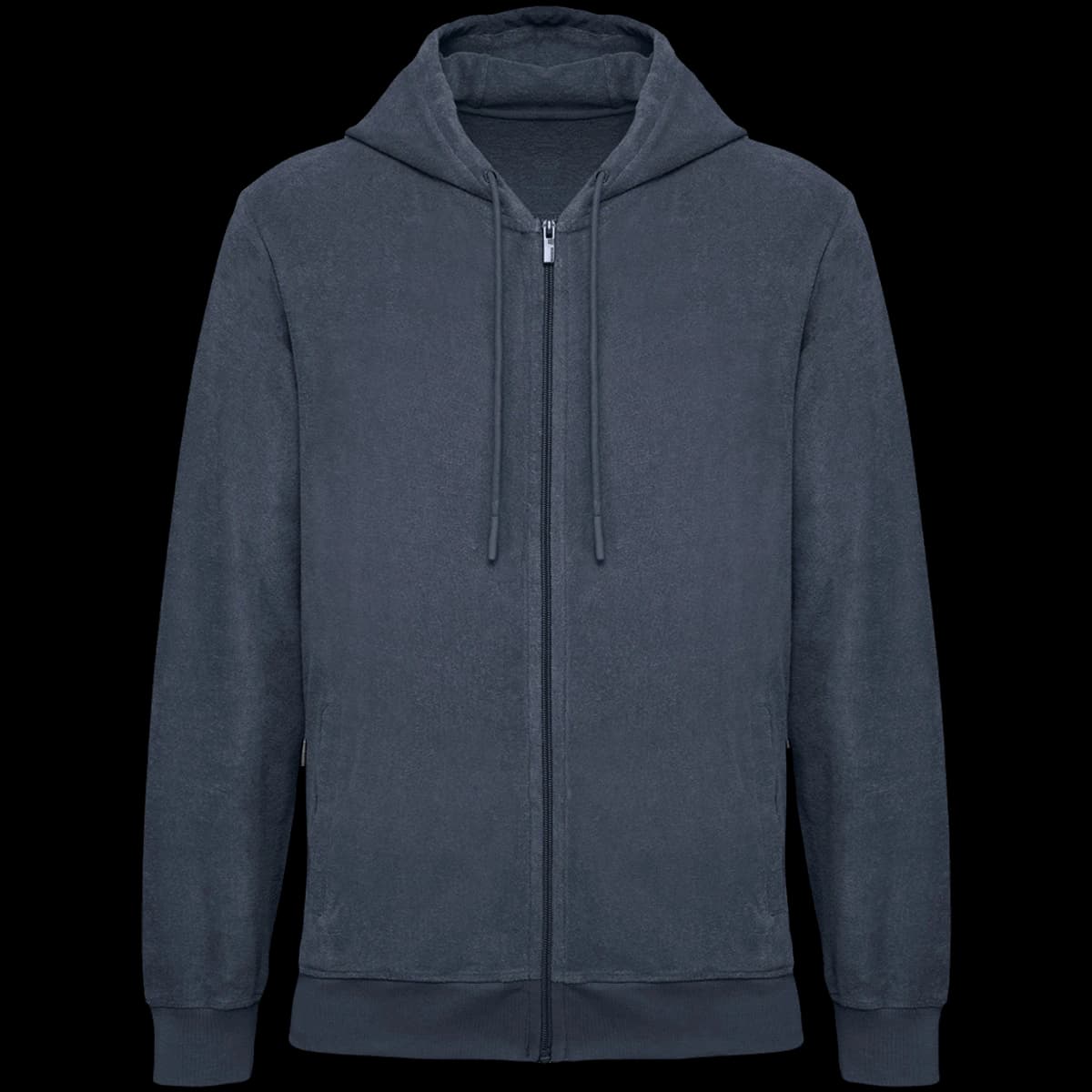 Native Spirit Terry Towel Full Zip Hooded Sweatshirt — front