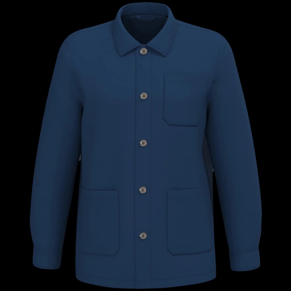 Native Spirit Washed Effect Work Jacket — front