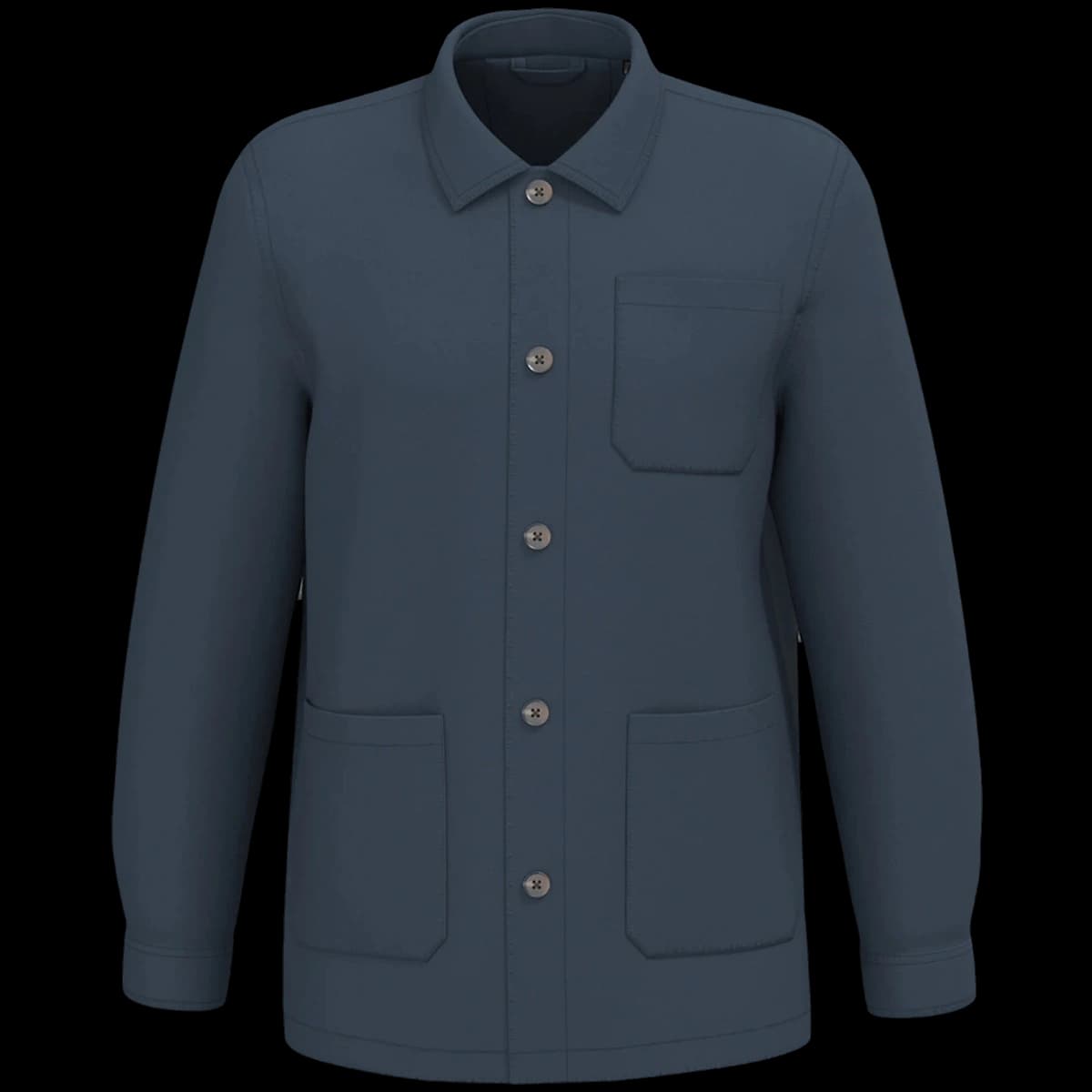 Native Spirit Washed Effect Work Jacket — front