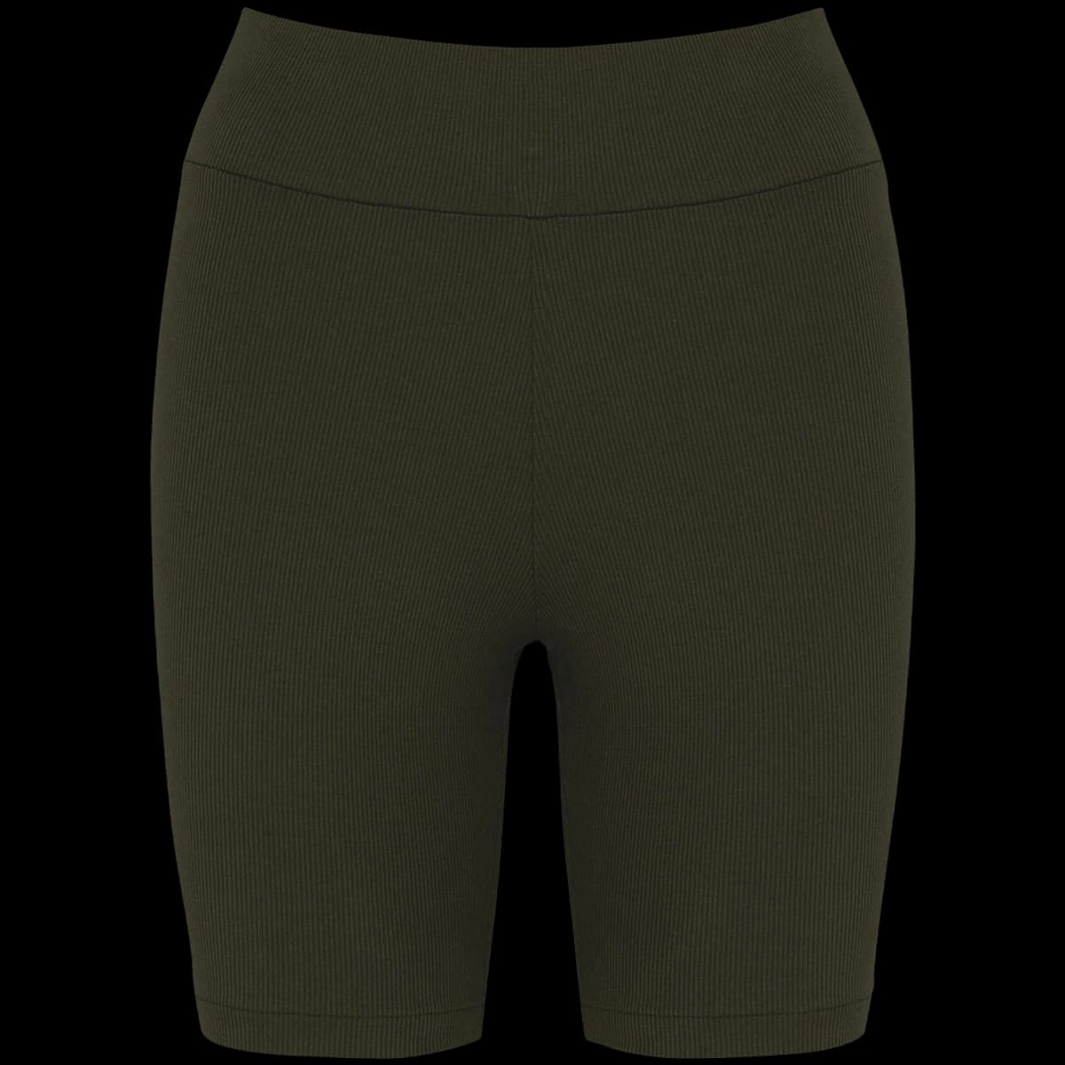 Native Spirit Ladies Ribbed Shorts — front