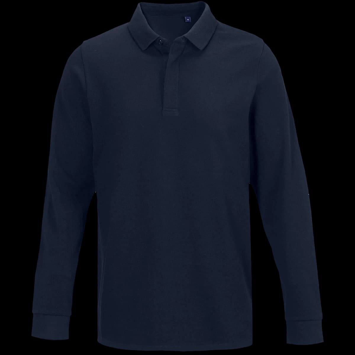 NEOBLU Owen Long Sleeve Piqué Polo Shirt — front