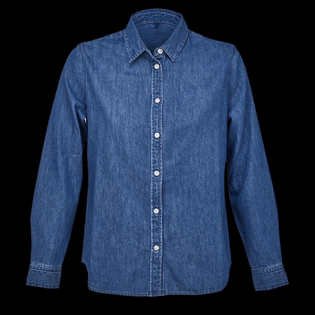 NEOBLU Ladies Bennett Denim Shirt — front