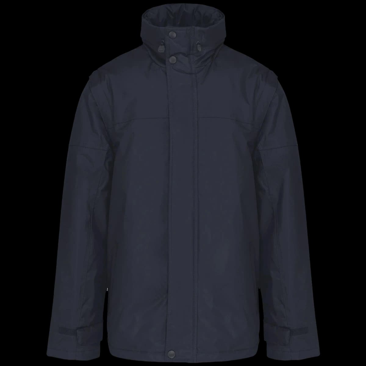 Kariban Factory Zip Off Sleeve Jacket — front