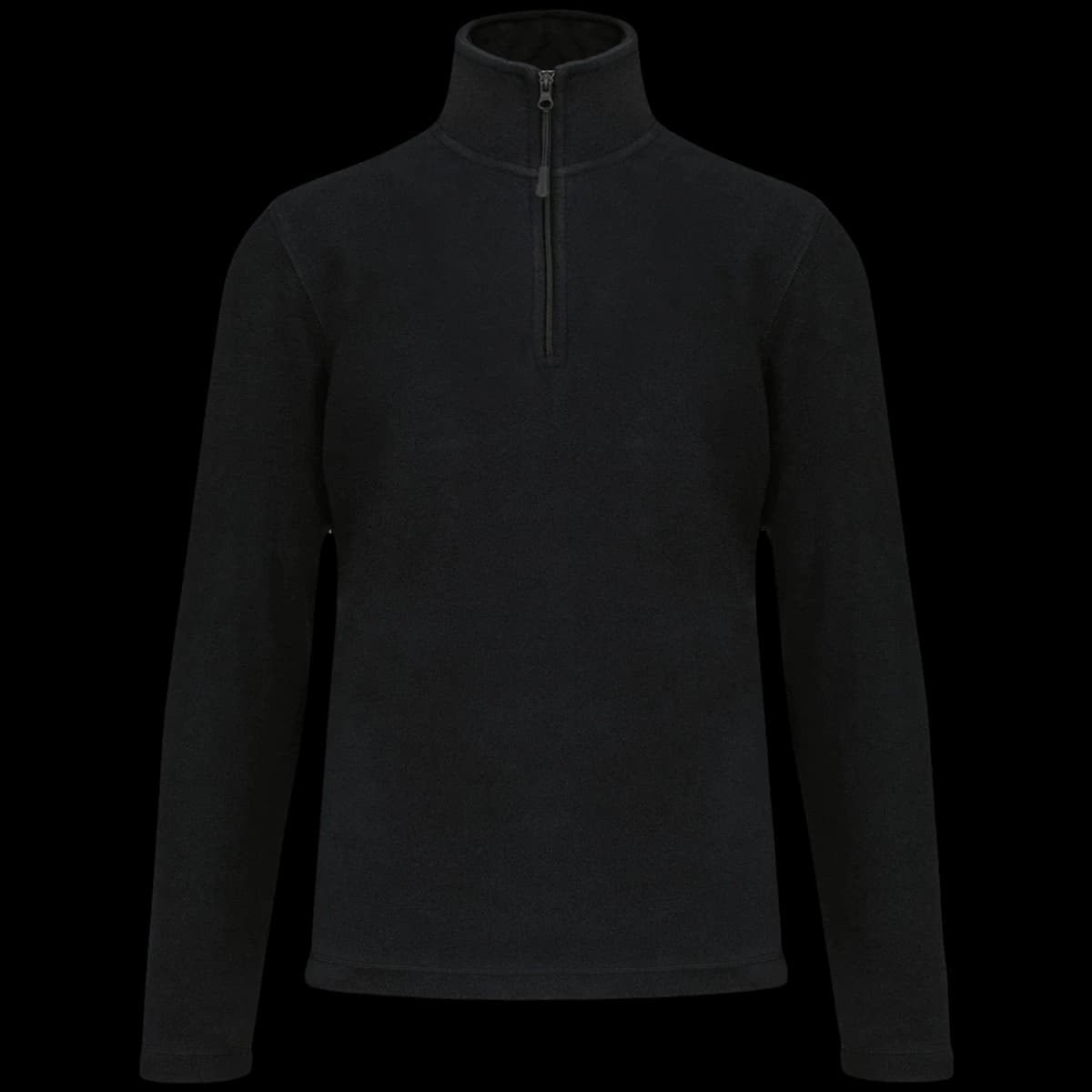Kariban Enzo Zip Neck Micro Fleece — front