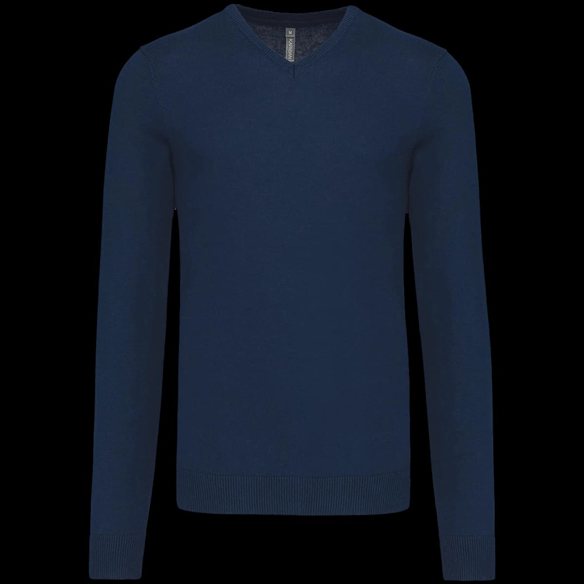 Kariban Cotton Acrylic V Neck Sweater — front