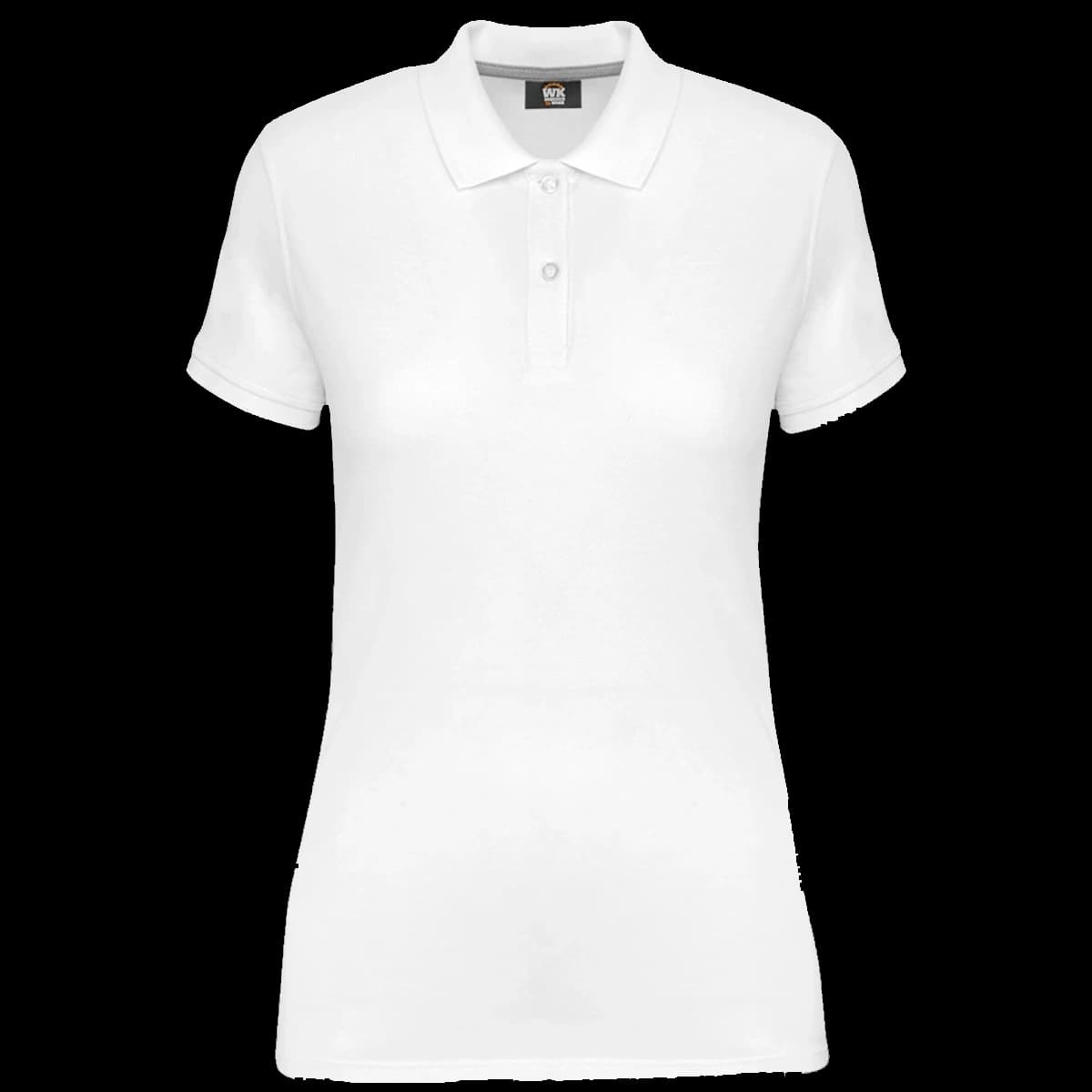 WK Designed to Work Ladies Anti-Bacterial Piqué Polo Shirt — front