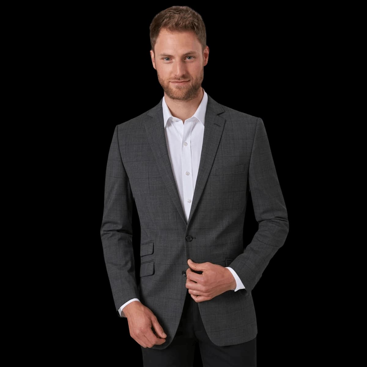 Brook Taverner Alba Long Sleeve Slim Fit Poplin Shirt — model