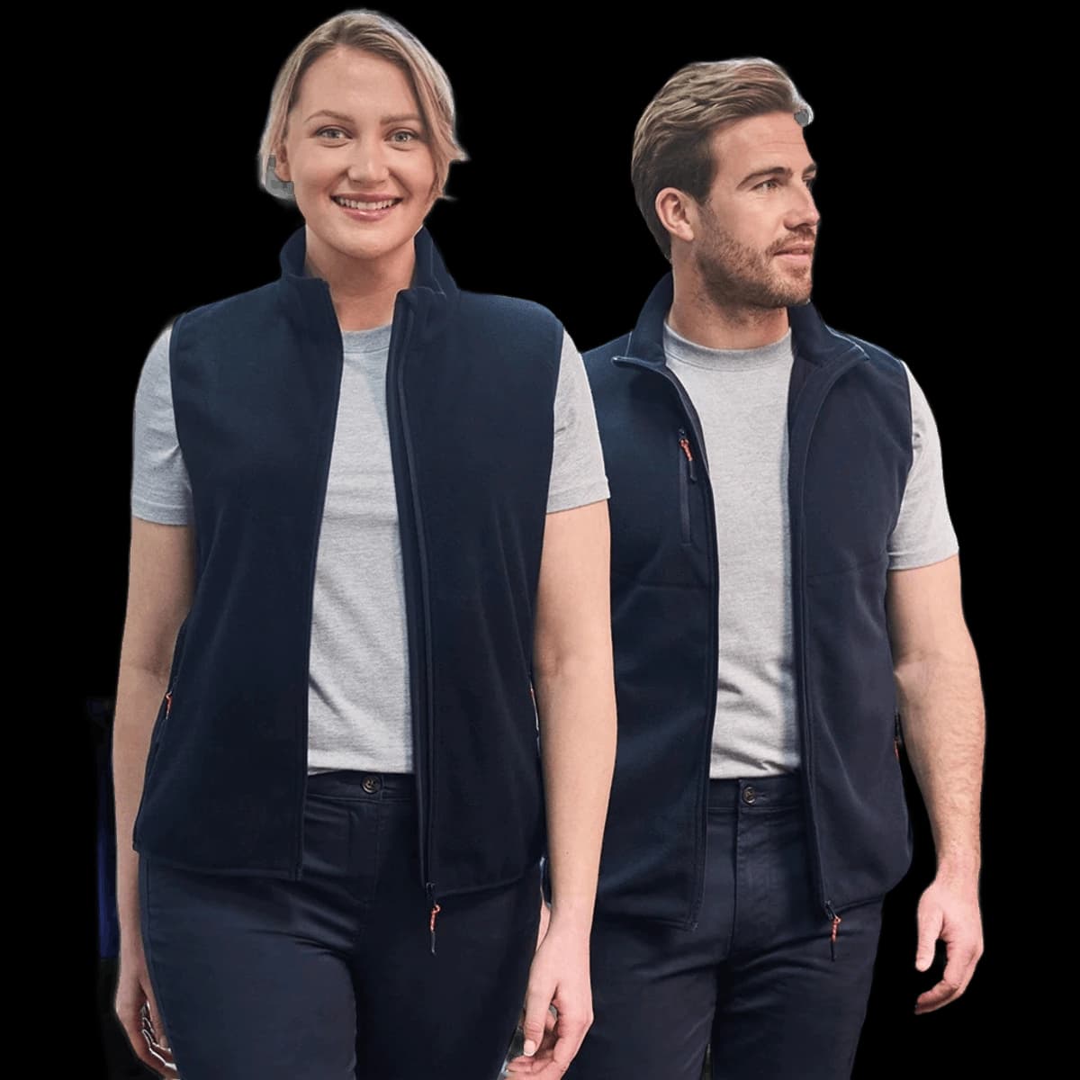 Brook Taverner Rochester Core Fleece Gilet — model