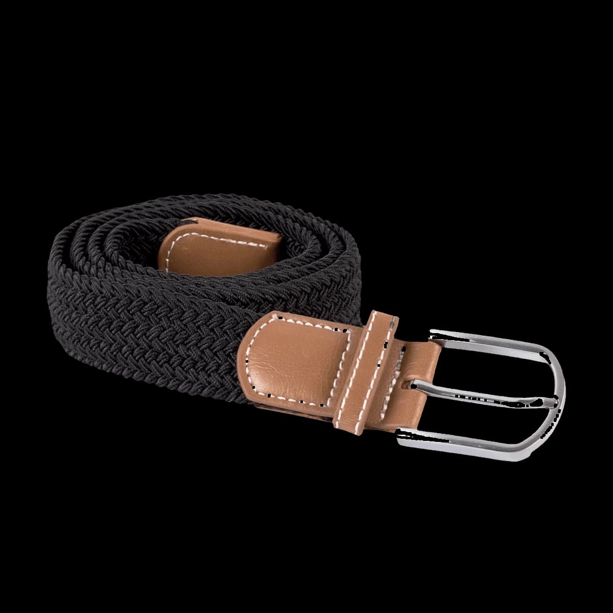 K-UP Braided Elasticated Belt — front