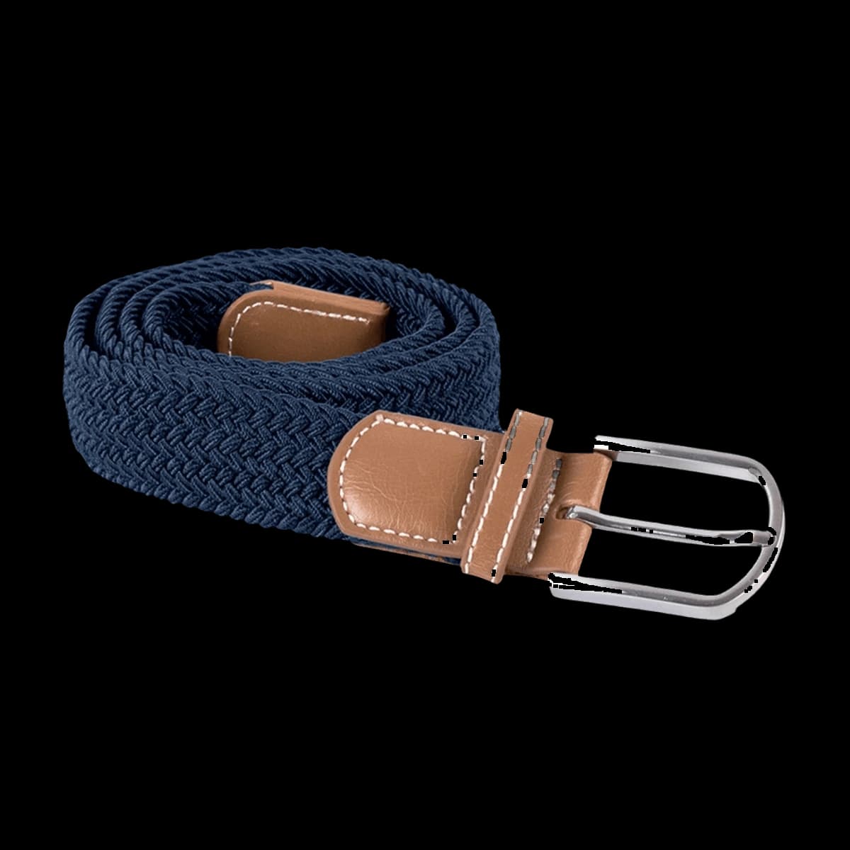 K-UP Braided Elasticated Belt — front