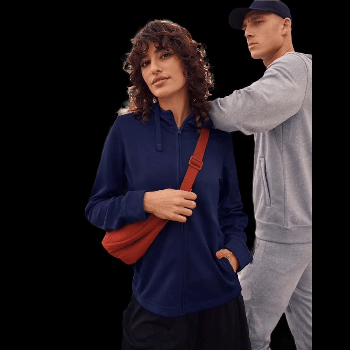 Ladies Basic Active Full Zip Hoody