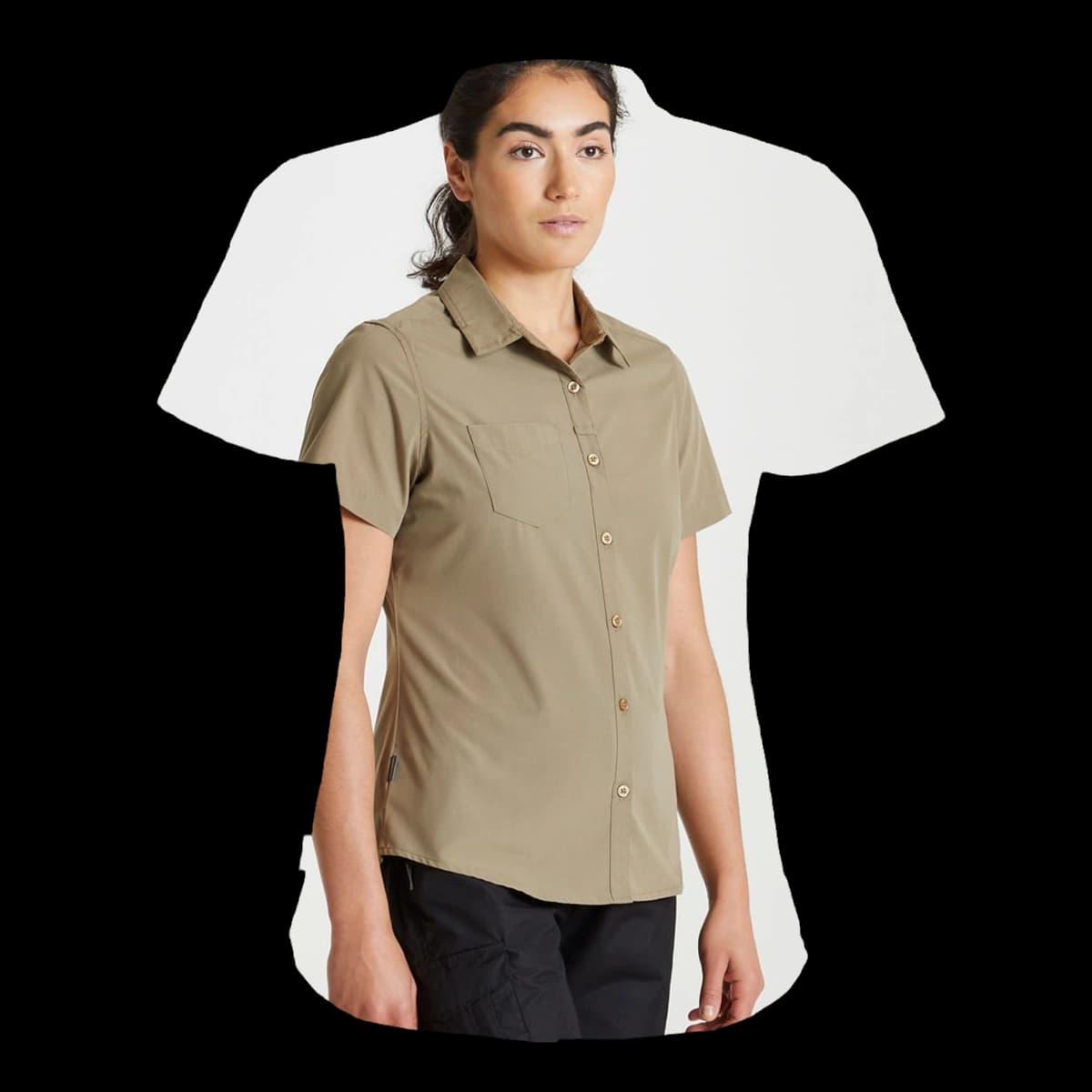 Womens Kiwi Short Sleeve Shirt