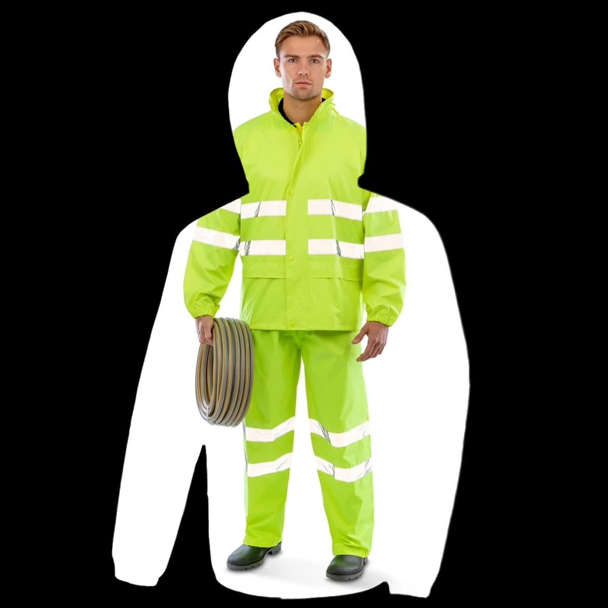 Hi-Vis Waterproof Suit