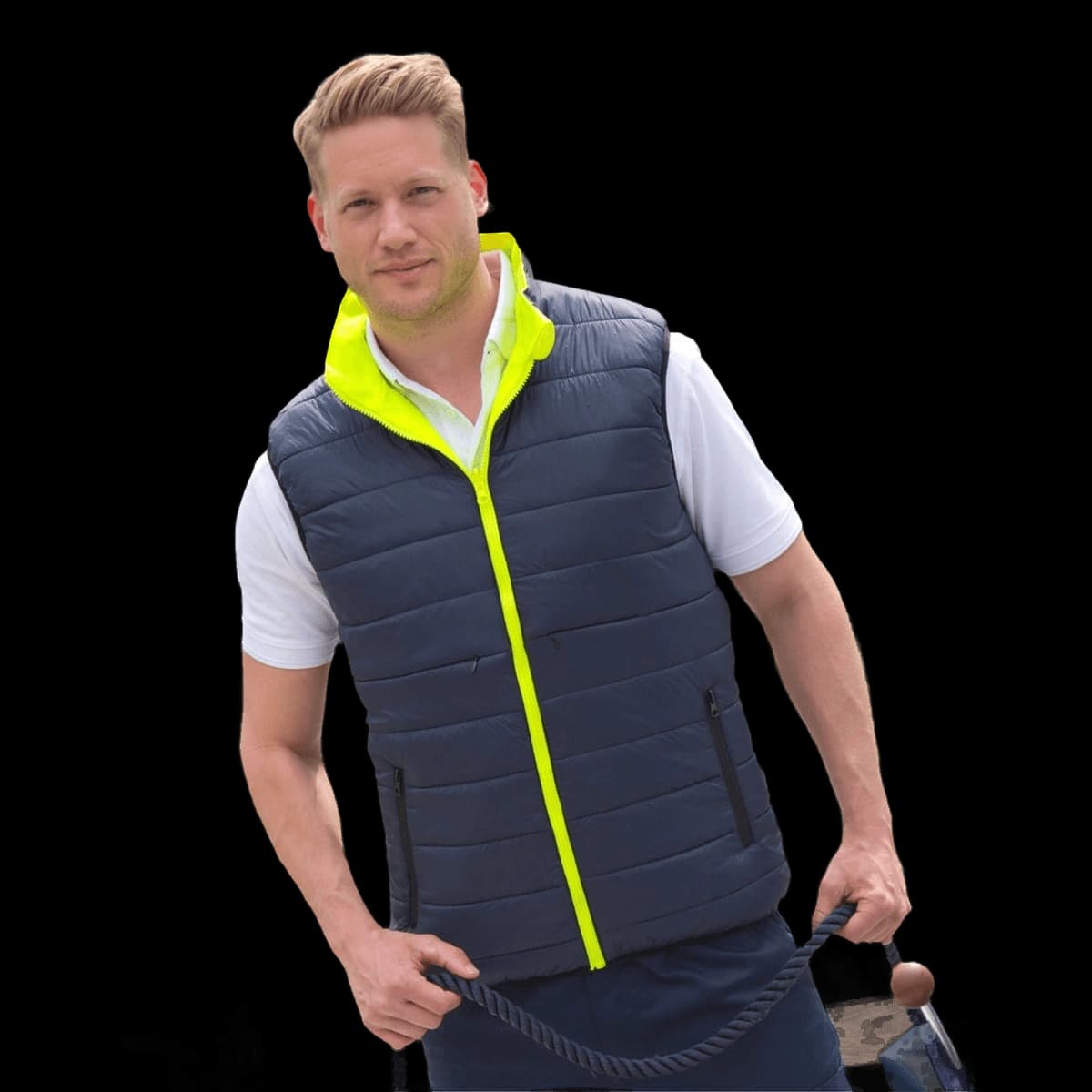 Reversible Soft Padded Safety Gilet
