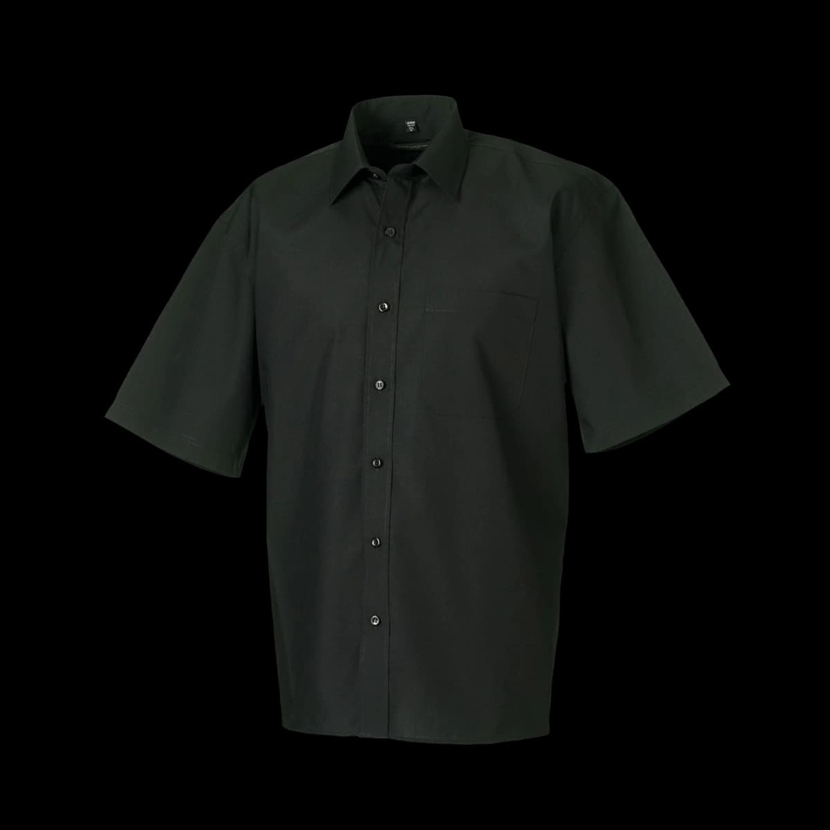 Men's Short Sleeve Classic Polycotton Poplin Shirt