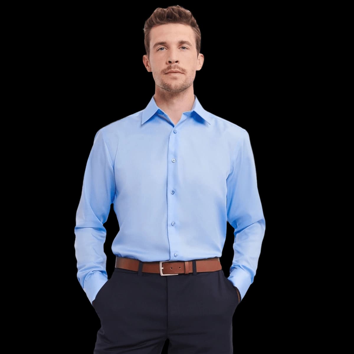 Men's Long Sleeve Tailored Ultimate Non-Iron Shirt