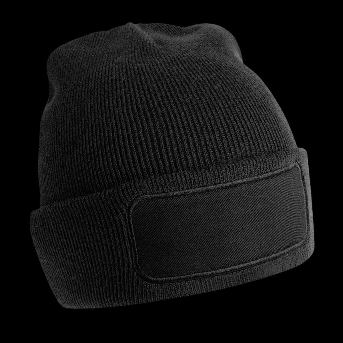 Beechfield Recycled Original Patch Beanie — front