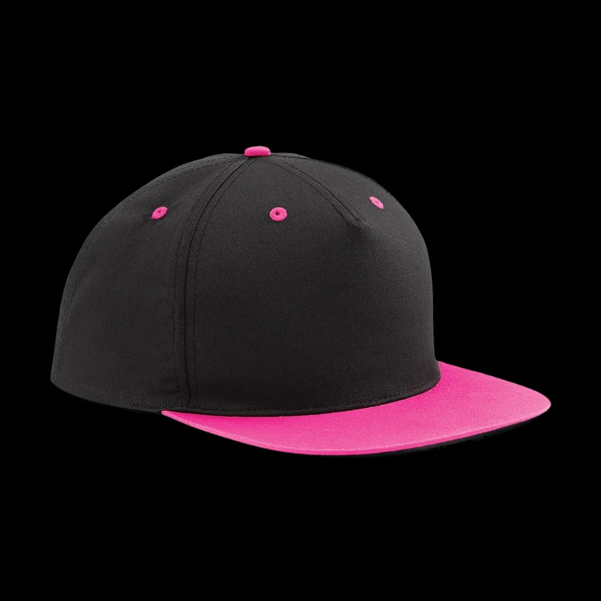 Beechfield 5 Panel Contrast Snapback — front
