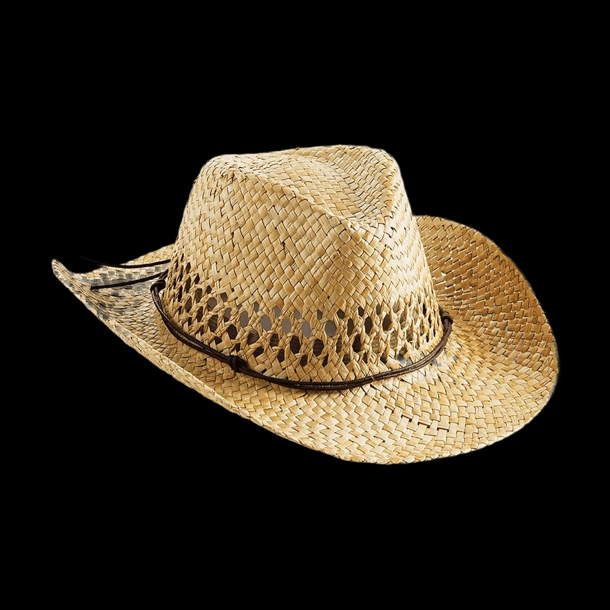 Beechfield Straw Cowboy Hat — front